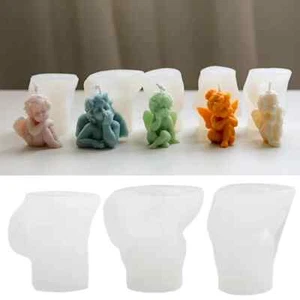 3D Engel Silikon Duftkerze Form DIY Basteln Fondant Kuchen Schokolade Formen - Bild 1 von 17