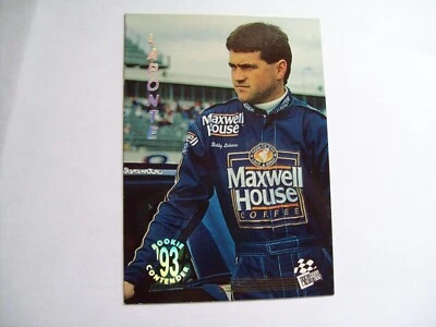 Bobby Labonte 1993 ROOKIE CONTENDER Nascar card #19 PRESS PASS CARD HOF - Image 1 of 3
