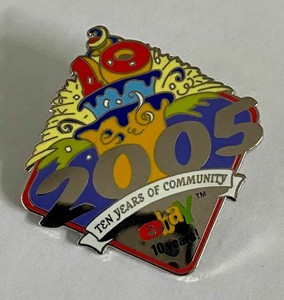 2005 eBay Live San Jose 10 YEARS OF COMMUNITY 10yrs Collectible Enamel Pin RARE