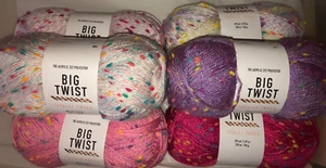 BIG TWIST TOTALLY TWEED YARN 5.29 oz each- 7 COLORS- DISCOUNT SHIPPING - Picture 1 of 16