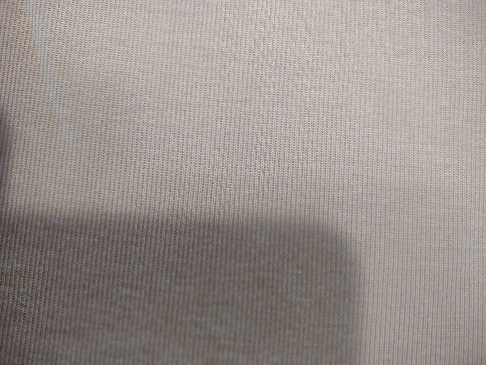FABRIC BEIGE LIGHT WEIGHT KNIT 1 YARD X 68" WIDE - Image 1 of 1