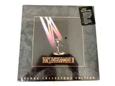 THAT'S ENTERTAINMENT! III  Ltd. Ed. Deluxe Collectors 4 LaserDisc BOX SET- NEW - Image 1 of 2