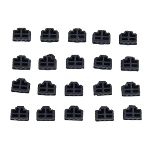20Pcs Ethernet Hub Port RJ45 Anti Dust Cover Cap Protector Plug For Female Jazh - Zdjęcie 1 z 8