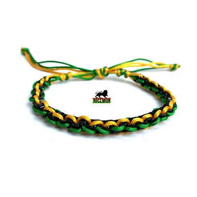 Geflochten Handgelenk Schnur Jamaica Armband Sweet Bob Reggae Farben - Bild 1 von 2