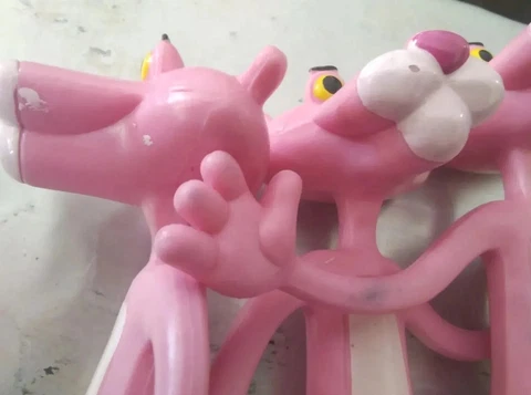 Pink Panther Bend/Pose Toy: *NOT Perfect w/Errors - Pictured* (Sold SEPARATELY) Cover