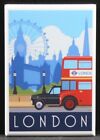 London Vintage Travel Poster 2