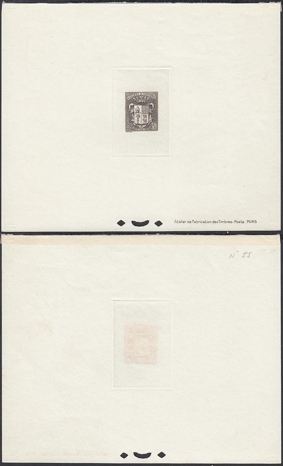 Andorra 1942- Andorra Francesa-Mi Nº: 83. Prueba de lujo..(EB) AR-00844 Foto 1 de 1