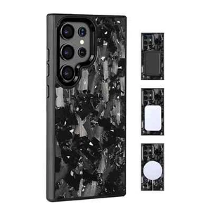 Funda de fibra de carbono forjada genuina para Samsung Galaxy S25 S24 Ultra Magsafe - Imagen 1 de 28