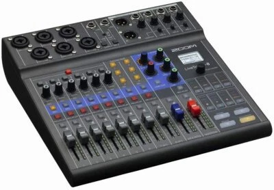 ZOOM LiveTrak L-8 8ch Live Podcast Digital Mixer and Recorder FREE SHIPPING New - Image 1 of 4