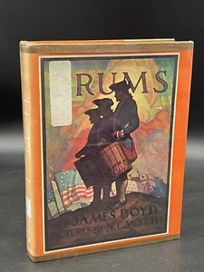 Drums by James Boyd illustrated by N.C. Wyeth used discarded library copy - Picture 1 of 10