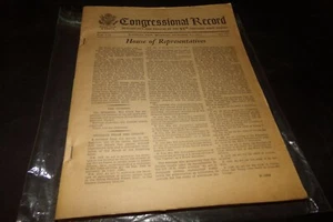 Vintage Congressinal Record 1977 House of Representative & Senate 95th Congress - Picture 1 of 3