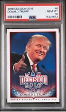 2016 Decision Political Donald Trump #6 PSA 10 GEM MT