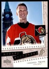 2005-06 UPPER DECK HOCKEY SCRAPBOOK DOMINIK HASEK OTTAWA SENATORS #HS5
