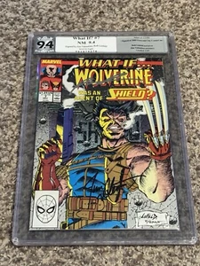 What If… #7 Agent Of Shield Wolverine ~ PGX Signature 9.4 ~ Liefeld & Valentino - Picture 1 of 5