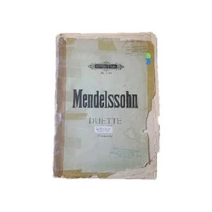 Felix Mendelssohn 19 Vocal Duets (Paperback) (IMPORT) German - Picture 1 of 11