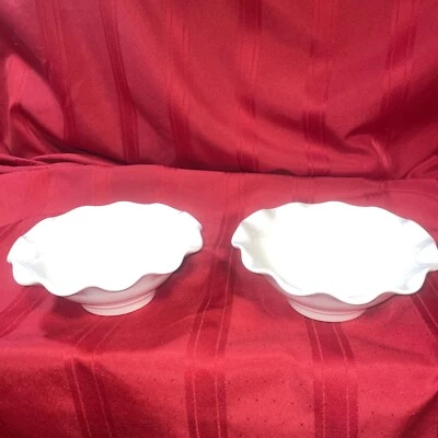 Pfaltzgraff Fluted Bowl 7” Serving Dishes set of 2 - Image 1 of 4