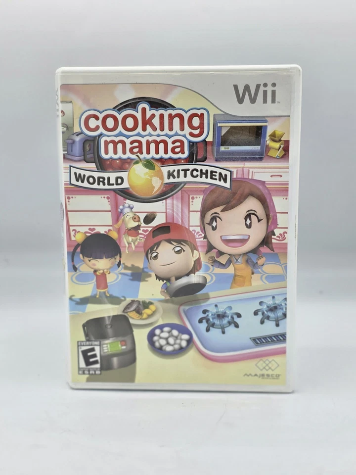 Cooking Mama World Kitchen Complete Nintendo Wii Tested Video Game With Manual - Image 1 of 3