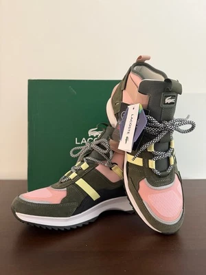 Zapatilla deportiva Lacoste Run Breaker para mujer talla 9 rosa gris Foto 1 de 4