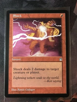 MTG Shock Stronghold NM - Image 1 of 2