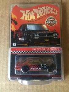 RLC 1972 Nissan Skyline H/T 2000GT-R ADVAN Hot Wheels Redline Club - Picture 1 of 4