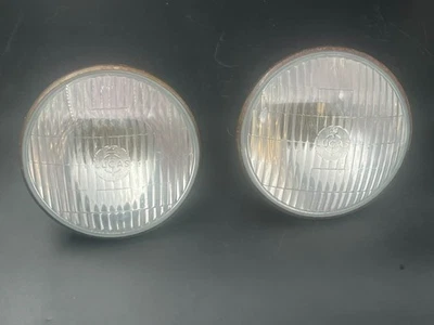 Nuevo de Lote Antiguo Lucas 575 5 3/4" Par de Faros, BSA Triumph Stag Dolomite Rover P6 Foto 1 de 4