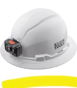 Sombrero duro Klein Tools 60406RL, sin ventilación, ala completa con faro recargable - Imagen 1 de 11