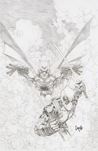 Deadpool Batman #1  1:200 Greg Capullo Sketch Virgin Variant LE 200 - Picture 1 of 1