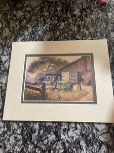 Deere Country John Deere Traktor mattierter Kunstdruck Michael Humphries 8"x10" versiegelt - Bild 1 von 2