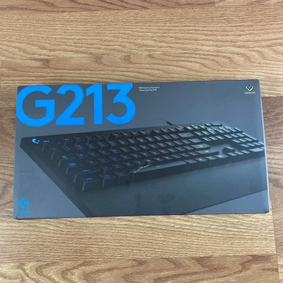 Logitech G Prodigy G213 RGB Gaming Keyboard Backlit - SEALED - Image 1 of 4