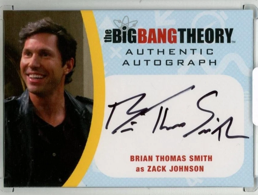 2016 CYPRTOZOIC The Big Bang Theory Seasons 6 and 7 Brian Thomas Smith as Zack J - Image 1 of 2
