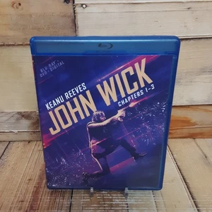 John Wick Chapters 1-3 Blu-ray/DVD Used Keanu Reeves Action Set - Picture 1 of 4