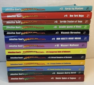American Chillers Michigan Chillers Jonathan Rand Lot of 13 PB Horror Books - Picture 1 of 22