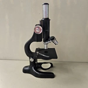 Microscopio óptico Bausch & Lomb de colección dos lentes 10X 43X principios de 1900 - Imagen 1 de 9