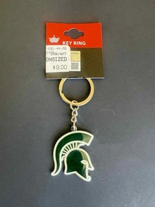 MICHIGAN STATE UNIVERSITY SPARTANS MSU LOGO LLAVERO GO GREEN GO WHITE NUEVO - Imagen 1 de 2