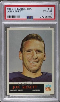1965 Philadelphia Jon Arnett #16 PSA 6 - Image 1 of 2