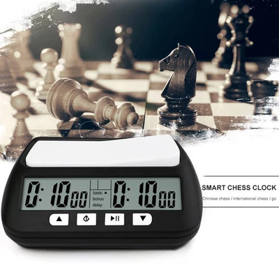 Digitaler Spieltimer Schachuhr Count Up Down Tragbar Timer Schach - Bild 1 von 4