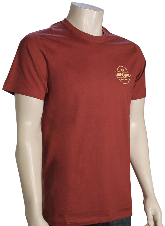 Rip Curl Staple T-Shirt - Apple Butter - New - Image 1 of 1
