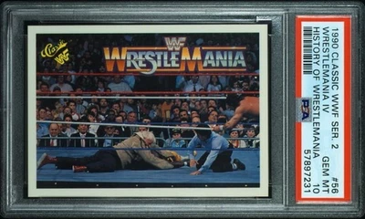 BOBBY BRAIN HEENAN & KOKO B. WARE * PSA 10 * 1990 CLASSIC WWF WRESTLEMANIA #56 - Image 1 of 4