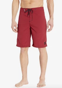 Hurley L11254 rote One & Only 22" Boardshorts für Herren Größe 38 - Bild 1 von 3
