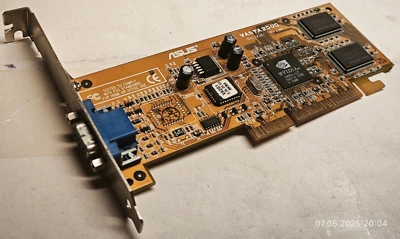 Rare AGP 3D VGA Card ASUS VANTA 2000 Rev 1.0 (NVIDIA VANTA LT) 8 MB SGRAM - Image 1 of 4