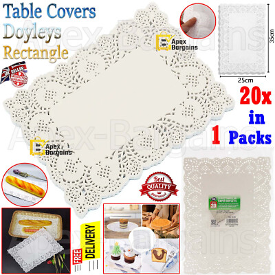 36 Pack White Paper Party Doilies - Round Lace Design For Weddings, Catering, Dessert Displays 4 thumbnail image