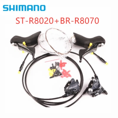 Shimano Ultegra R8020 Trigger Shifter BR R8070 Hydraulic Disc Brake 2x11 Speed - Image 1 of 4