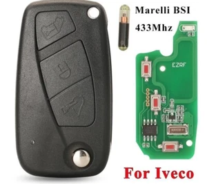 Fits Iveco Daily 434MHZ SIP22 GT10 Complete Transponder Remote Key - Foto 1 di 5