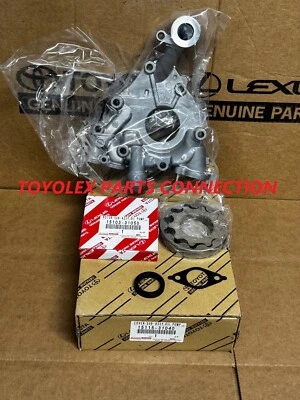 BOMBA DE ACEITE TOYOTA & LEXUS 15115-0P030 Y ROTOR 15103-31050 NUEVA PARA 2.5 Y 3.5 V6 Foto 1 de 2