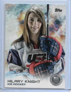 2014 Topps Olympic Hilary Knight "Silver" Parallel Card #51 ~ USA Ice Hockey Menge - Bild 1 von 2