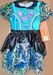 Halloween Kinder Mädchen schillerndes Hexen Outfit Größe Medium Kostüm Versteck und EEK! - Bild 1 von 5