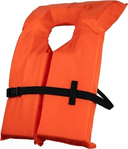 Bluestorm Type II Adult Universal Keyhole Life Jacket Vest PFD - USCG Approved - Picture 1 of 2