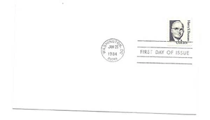 1862 20c Harry S Truman, uncacheted, FDC - Picture 1 of 1