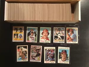 1978 Topps Baseball Complete Set 1-726 Murray RC Trammell RC Molitor RC - Picture 1 of 10