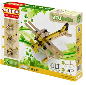 Engino Eco baut FLUGZEUG Modellbausatz. Geschenk Lernen kostenlos P&P